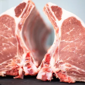 Chuleta de cerdo ibérico